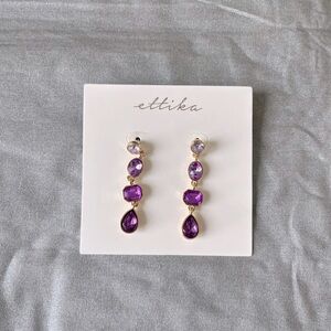 Ettika Linear Drop Earrings